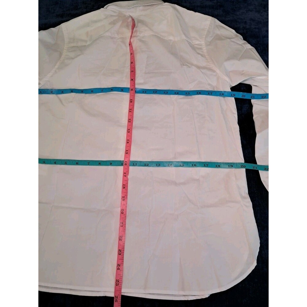 J.Crew Jules Classic Fit Cotton Poplin Shirt White PLEASE READ CN474 Size 6 NWT - Picture 6 of 10